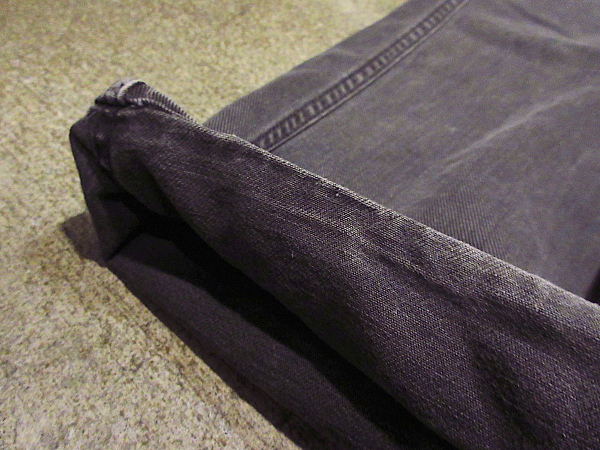 ビンテージ60's70's○Leeフリスコジーンズ黒実寸W106cm○231216m1-m-p