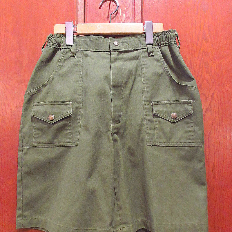 ビンテージ○BOY SCOUTS OF AMERICAブッシュショーツ実寸W72cm〜約76c...