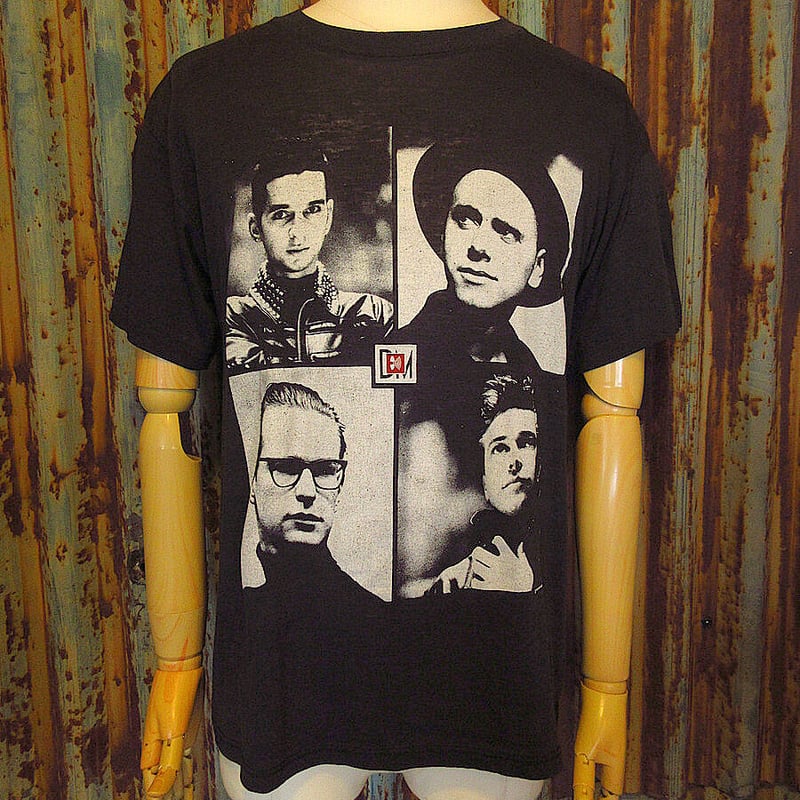 ビンテージ80's○DEPECHE MODE 1988年ツアーTシャツ黒size L○2307...