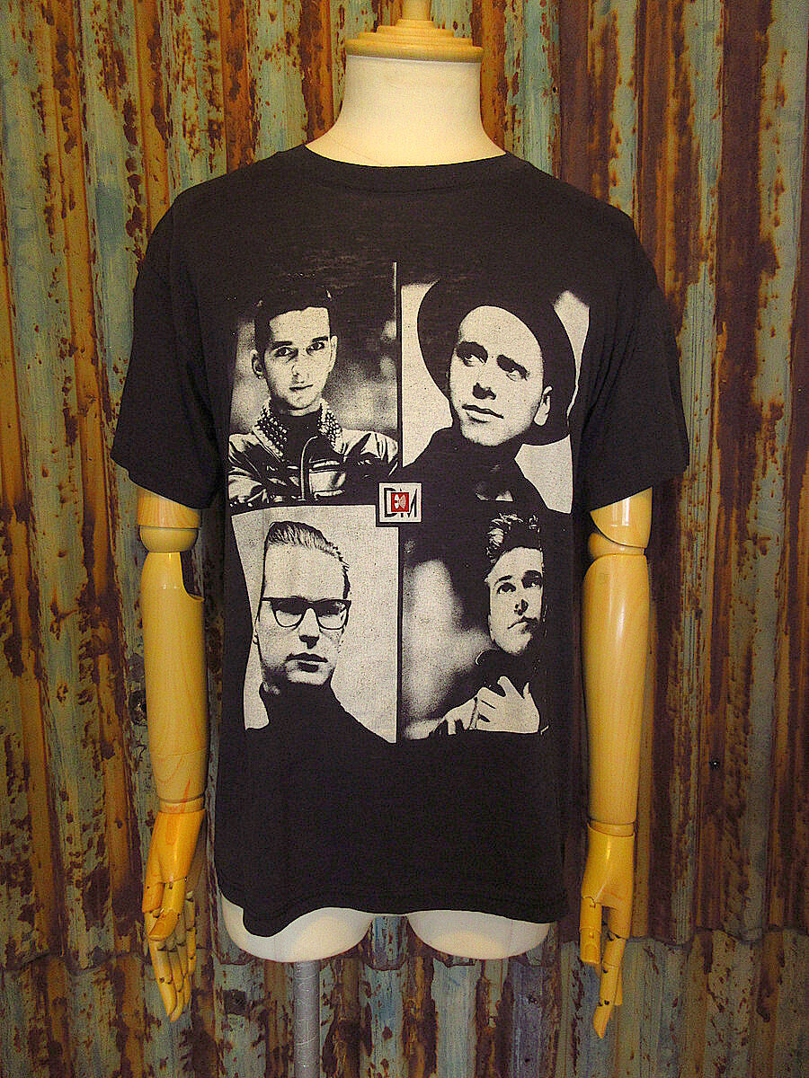 ビンテージ80's DEPECHE MODE 1988年ツアーTシャツ黒size L 
