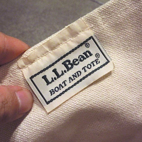 ビンテージ80's90's●L.L.Beanキャンバストートバッグ生成り×臙脂●240921m2-bag-tt鞄アウトドアビーントート