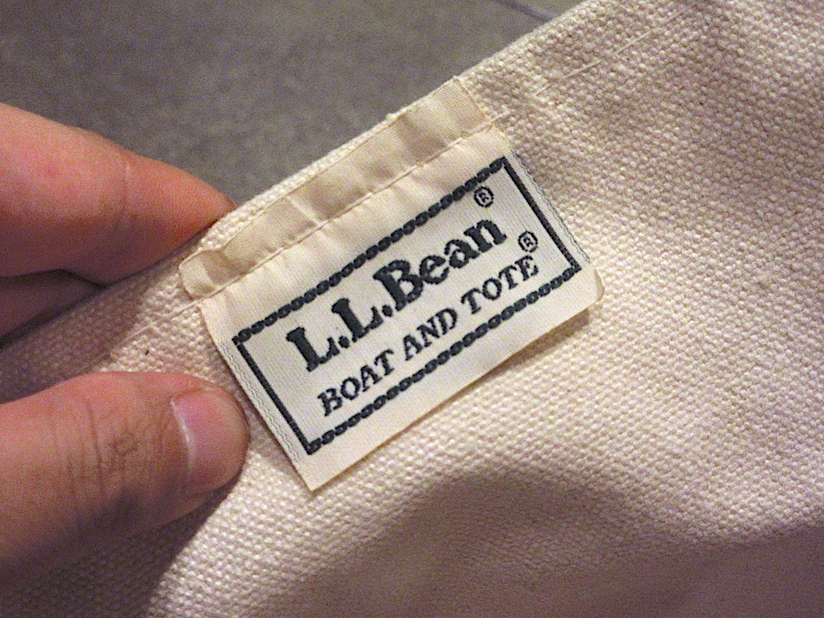 ビンテージ80's90's○L.L.Beanキャンバストートバッグ生成り ビンテージ80's90's○L.L.Beanキャンバストートバッグ生成り