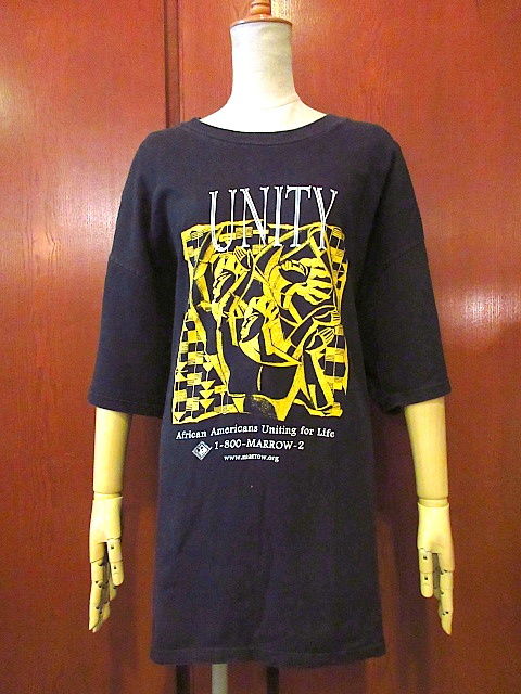 ビンテージ○UNITYコットン黒人プリントTシャツ黒size XXL○200803s2 