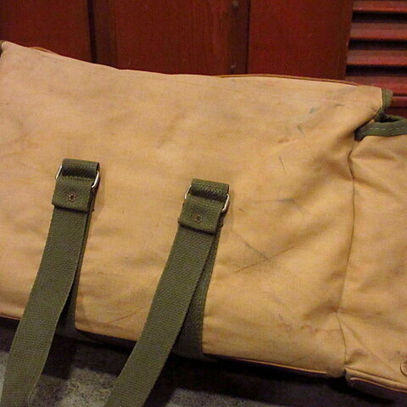 ビンテージ~70's○ORVIS キャンバス×レザーショルダーバッグ