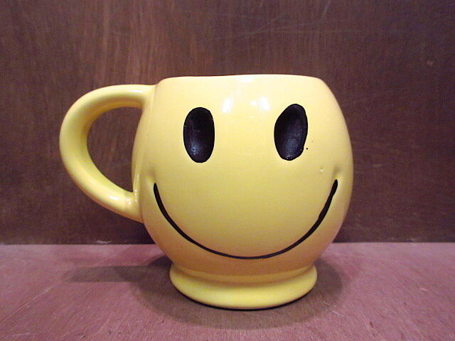 ビンテージ70's○McCOY スマイリーフェイスマグ○201121n8-tbwr