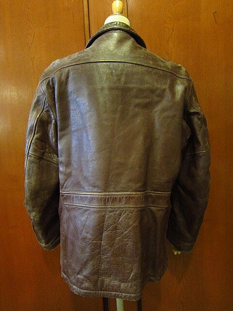 ビンテージ50's○Daniel Booneホースハイドカーコート茶○odst 1950s