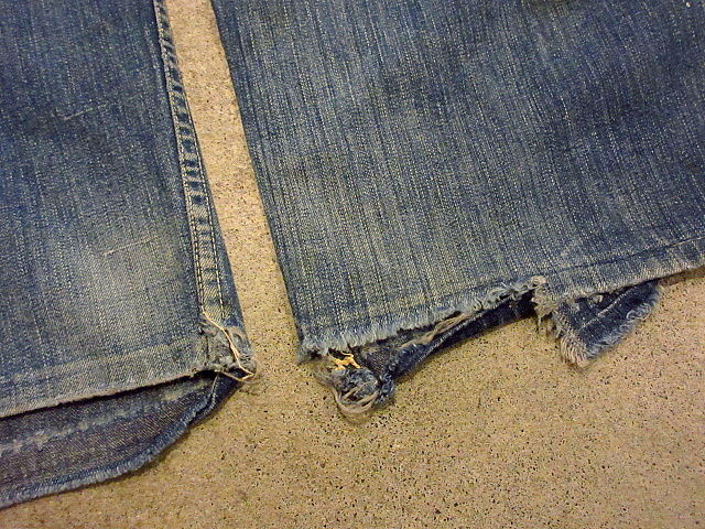 ビンテージ40's○ドナーツボタンデニムペインターパンツ W74cm