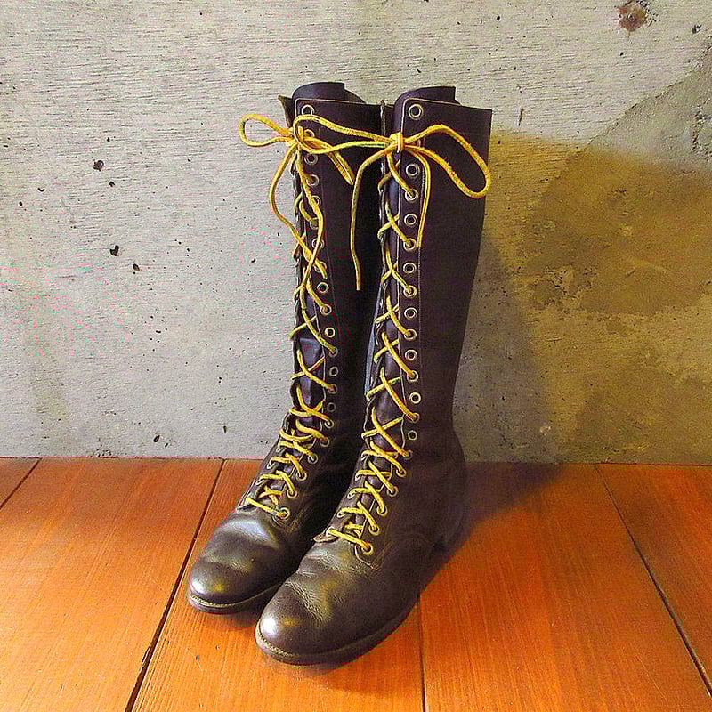 フレンチヴィンテージアンティークアンクルブーツ