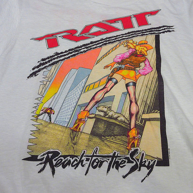 美品　RATT ラット　Tシャツ 90s シングルステッチ　ビンテージ　バンドT a272de7eb76050efd8dd510efa23f8