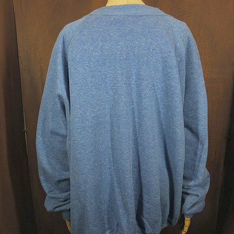 ビンテージ70’s●DEADSTOCKラグランスウェット●250215j8-m-sws古着1970sデッドストック無地