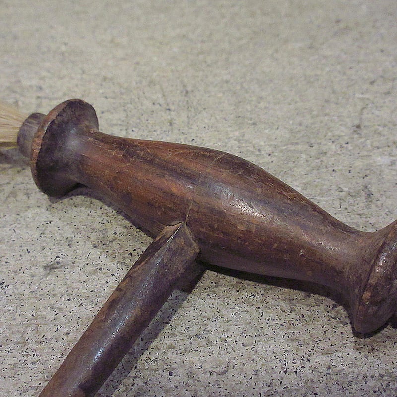 ワインオープナー　アンティーク ビンテージ-20's○ブラシ付きワインオープナー○240504j2-otclct古着