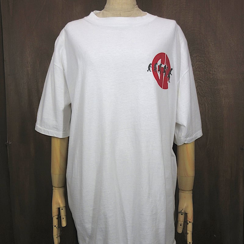 ビンテージ90's○GORILLA BISCUITS両面プリントTシャツ白size XL○25