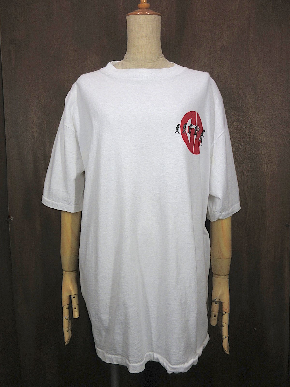 ビンテージ90's○GORILLA BISCUITS両面プリントTシャツ白size XL