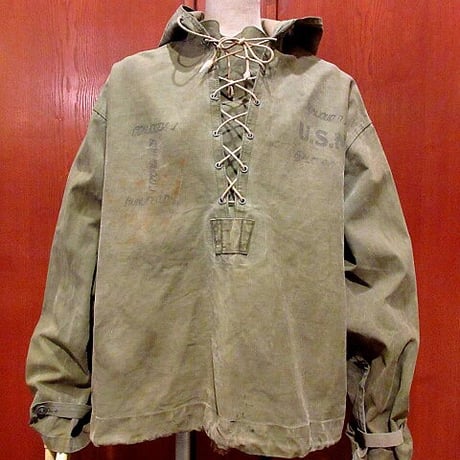 スペシャル 40's ビンテージ US NAVY デッキレインポンチョ レイン