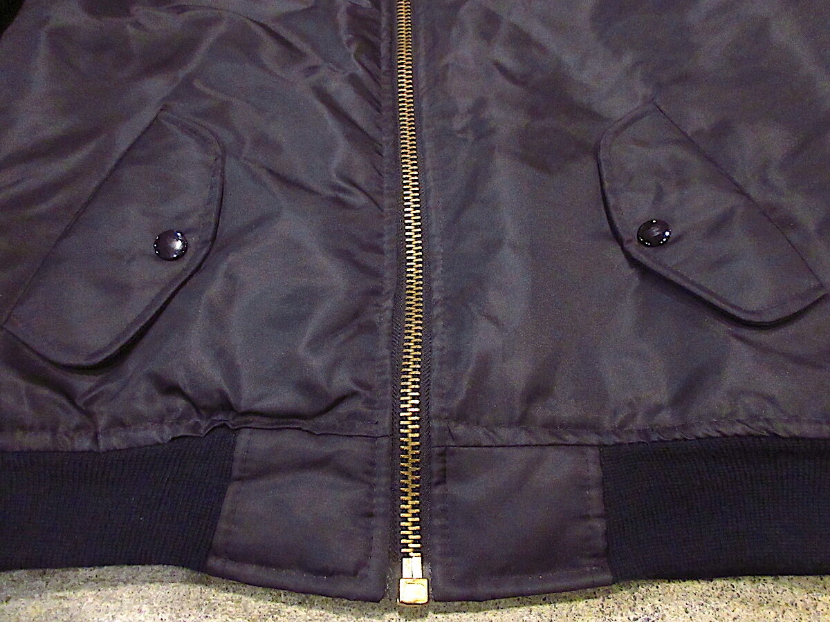 ビンテージ○キッズリバーシブルMA-1タイプジャケット黒size L