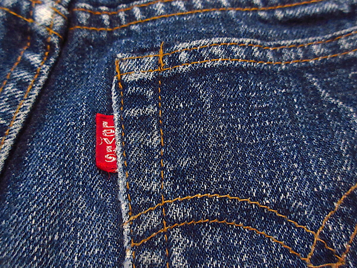 ビンテージ70's○Levi's 302-0117キッズカットオフデニムショーツ実寸