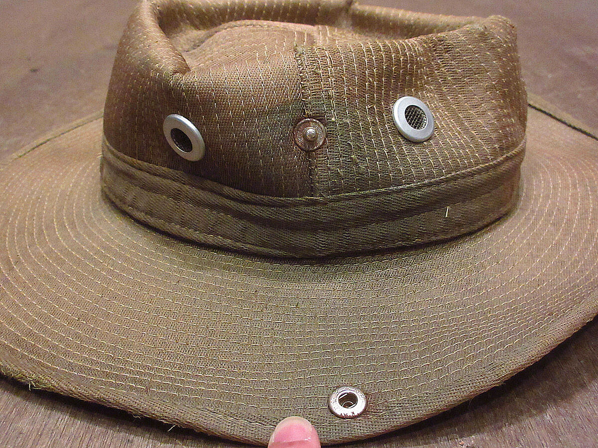 ビンテージ60's○DEADSTOCKベトナムジャングルハット茶 ビンテージ60's○DEADSTOCKベトナムジャングルハット茶