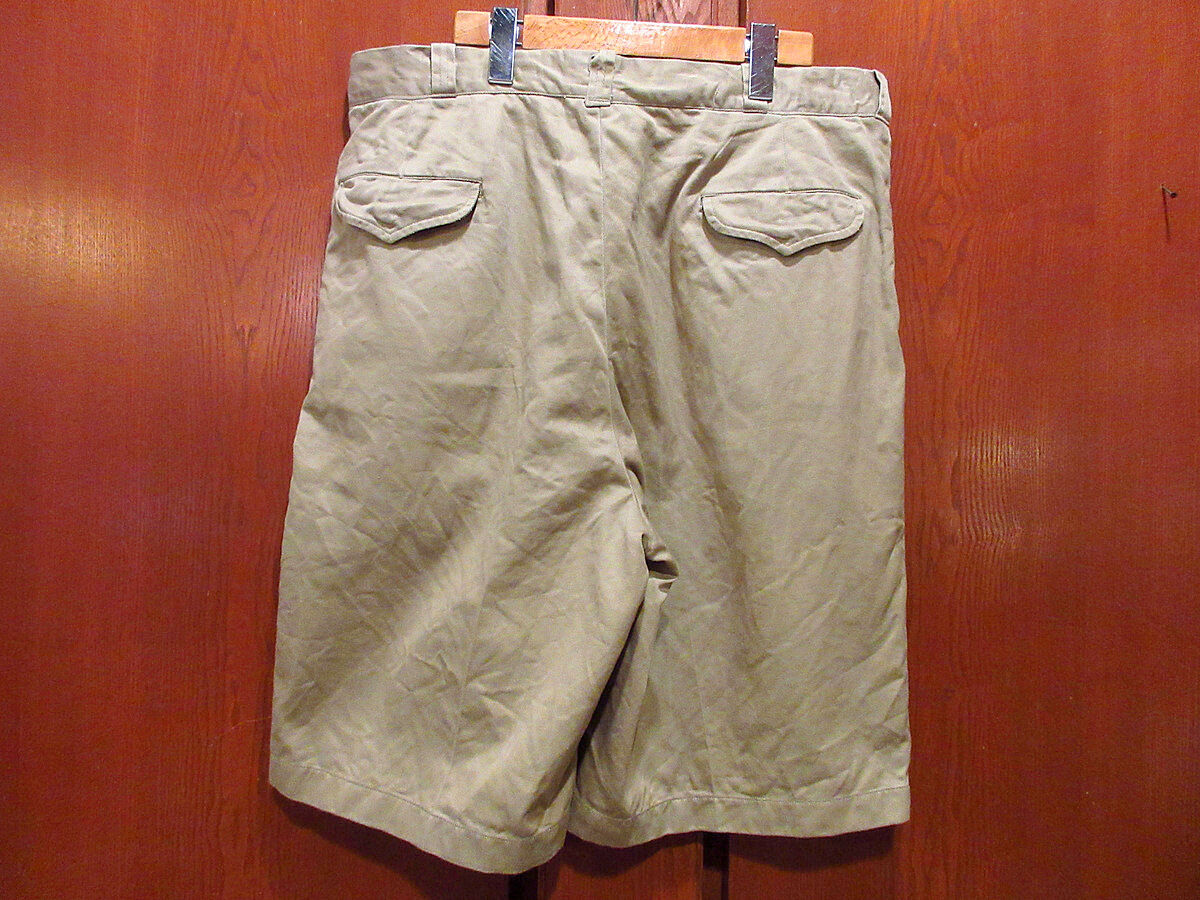 US ARMY チノショーツ 36 50's【u.s.army】米軍実物【ビンテージ】ショートパンツ【チノショーツ