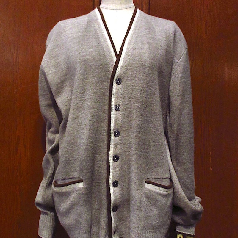 ビンテージ60's○Sportswearアクリルカーディガンsize XL ビンテージ60's○Sportswearアクリルカーディガンsize XL