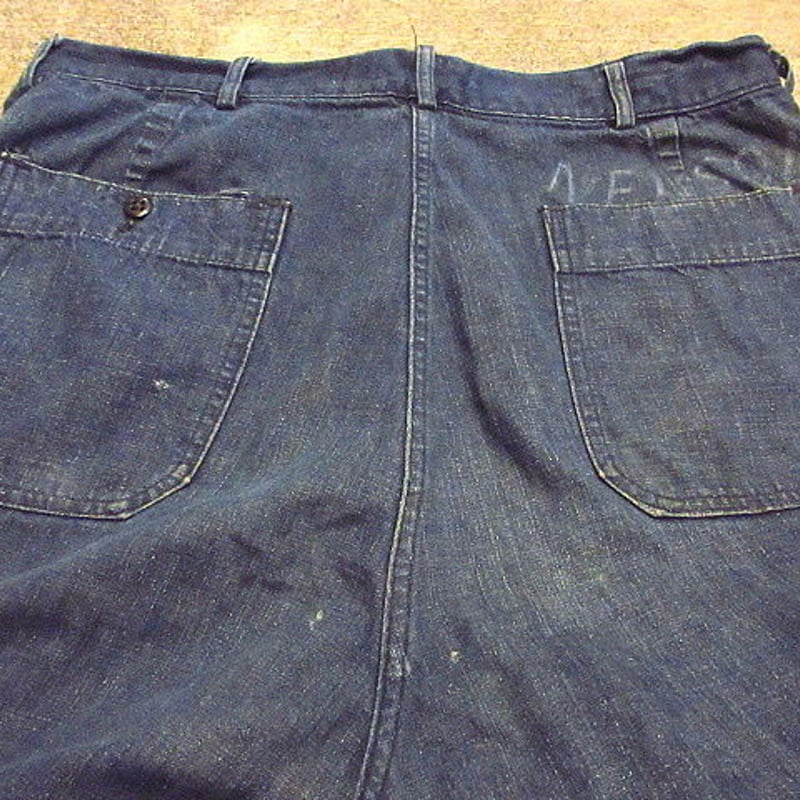 ビンテージ50's○U.S.NAVYデニムセーラーパンツW88cm○200805s2 ビンテージ50's○U.S.NAVYデニムセーラーパンツW88cm○200805s2