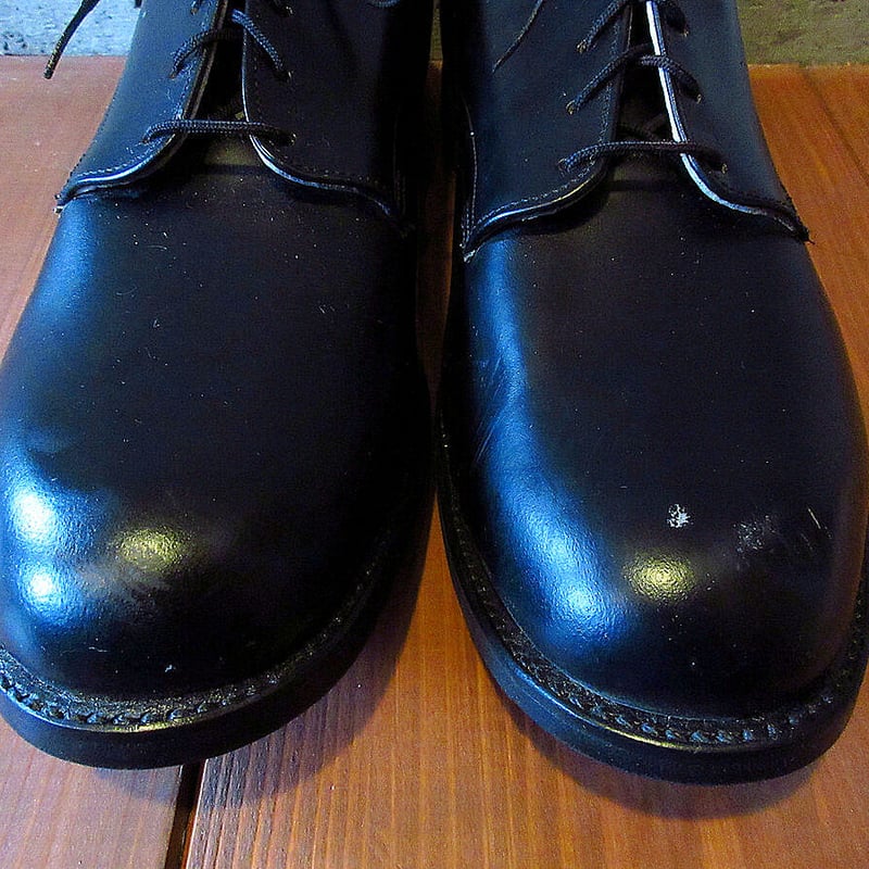 ビンテージ80's○DEADSTOCK U.S.NAVYサービスシューズsize 10R○23