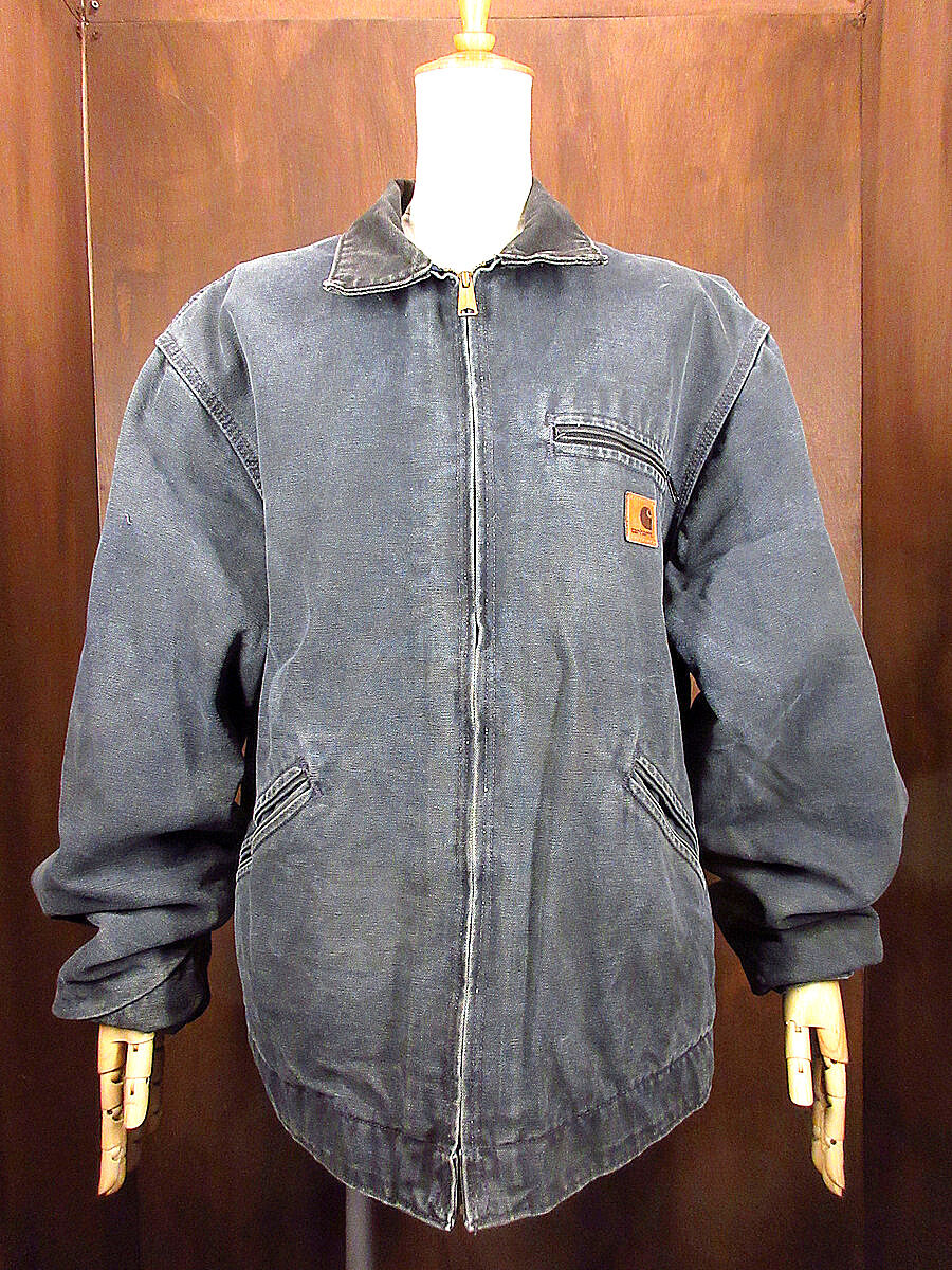 Carhartt裏地ブランケットダックデトロイトジャケット黒size L Carhartt裏地ブランケットダックデトロイトジャケット黒size L