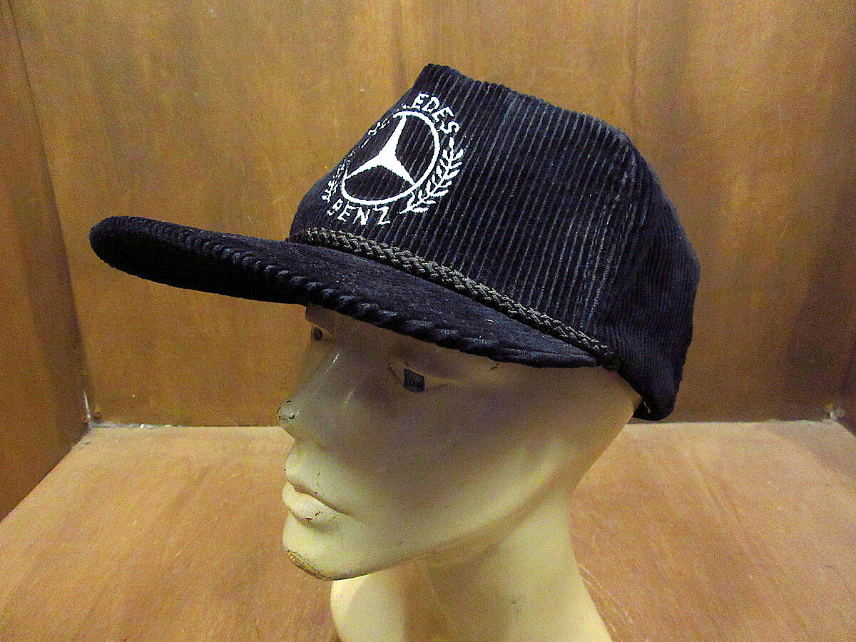 M1462 Vintage 80s 90s 本革 メルセデス ベンツ キャップ M1462