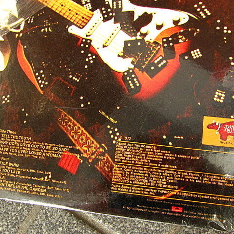 DEREK AND THE DOMINOS○LAYLAシュリンク付き2LP RSO Recor