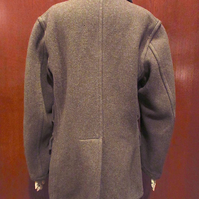 ビンテージ30's40's○U.S.ARMYショールカラーウールマッキーノコート
