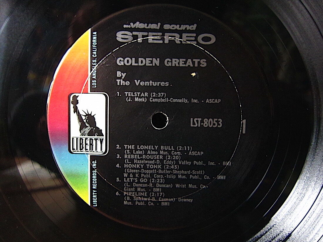 THIS IS THE VENTURES レコード ゴールド THE VENTURES○GOLDEN GREATS BY THE VENTUERS LIBE