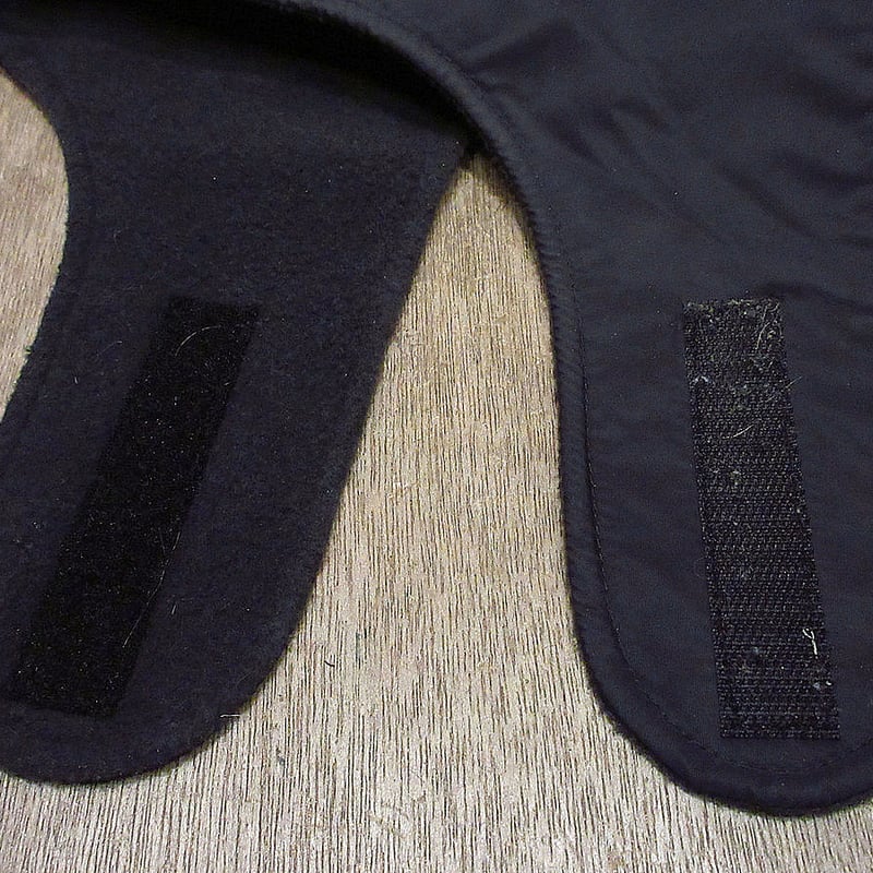 90s nike vintage フリースキャップ　耳当て　古着 ビンテージ90's○NIKE耳当て付き裏フリースナイロンキャップ黒