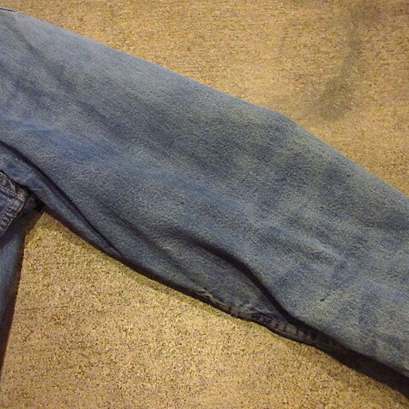 ビンテージ80's○SHEPLERS裏地ブランケットデニムジャケットsizeM