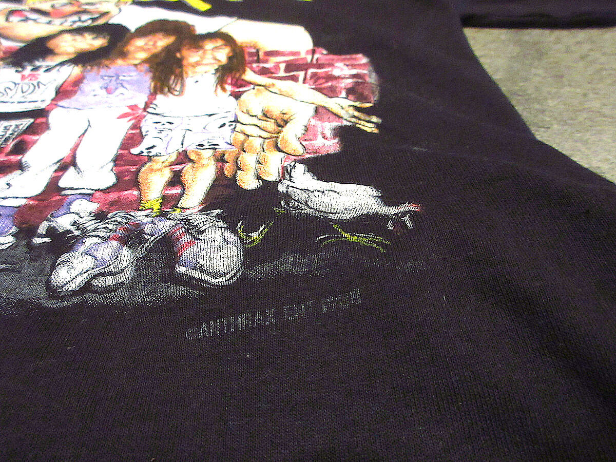 ビンテージ80's○ANTHRAX STATE OF EUPHORIAツアーTシャツ黒size