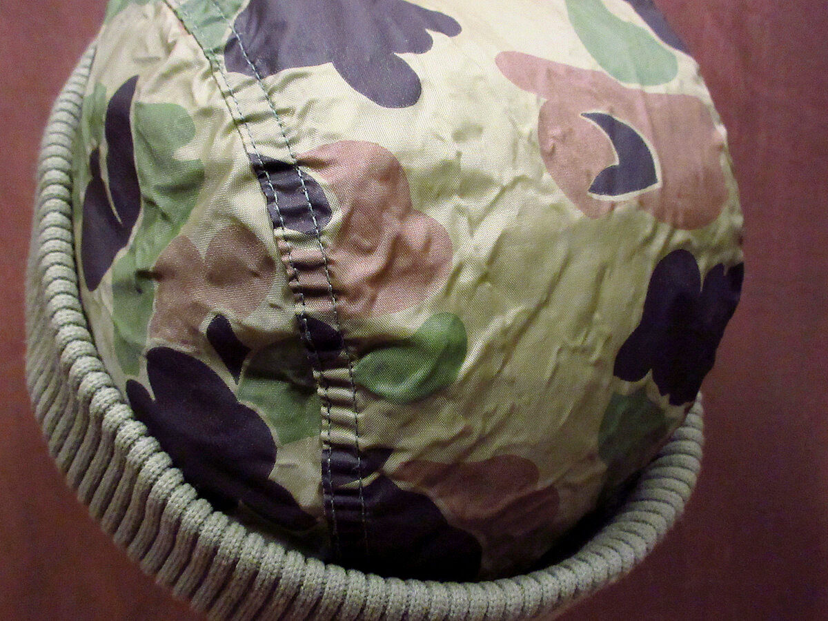 ビンテージ70's80's○Eddie Bauer ダックハンターカモダウンキャップ B