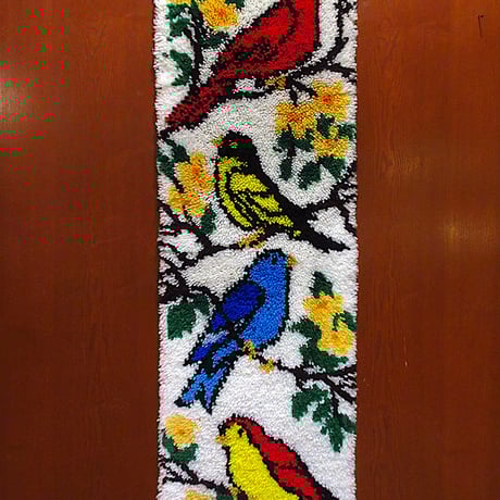 ヴィンテージラグ　ウール ヴィンテージラグマット（1.5畳：グレー/ブルー）ミックスカラー