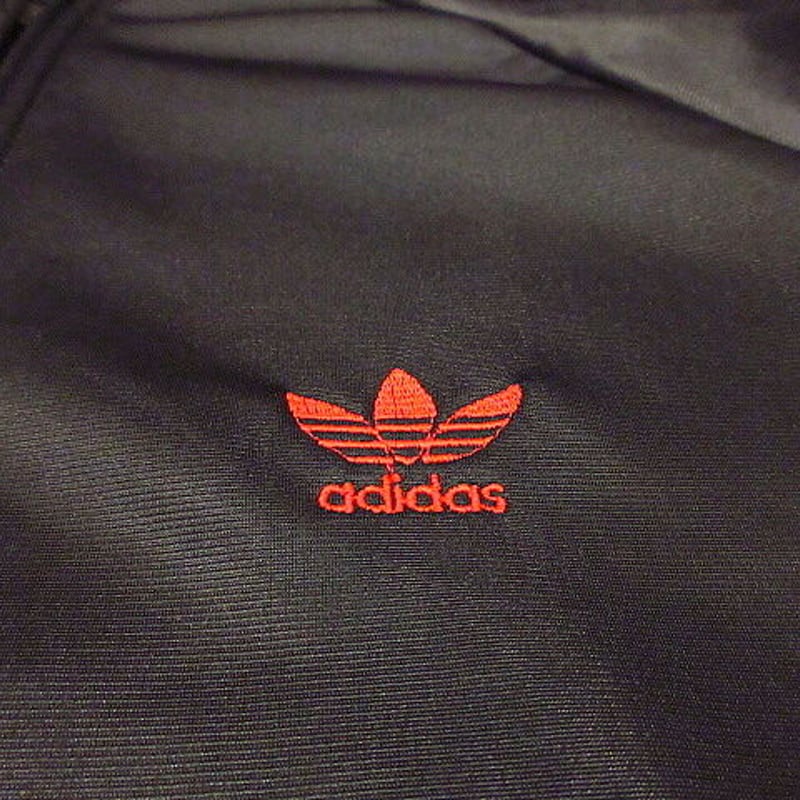 80's adidas ATP メンズ ヴィンテージ ジャージ 黒赤(交渉有り) 中古】(アディダス)adidas ATPメンズ【トラックジャケット】80's