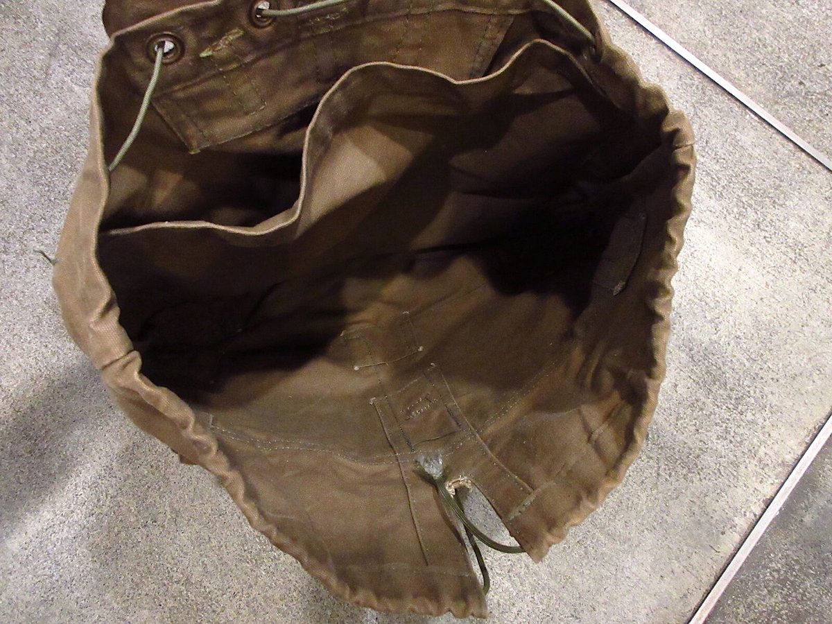 雰囲気抜群 ドイツ軍 ヴィンテージ キャンバス バックパック リュックサック 50s ドイツ軍 ヴィンテージ キャンバス バックパック リュック