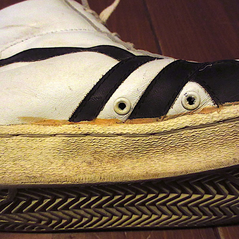 ビンテージ80's○Thom McAn Joxレザースニーカー白size 11 1/2○251