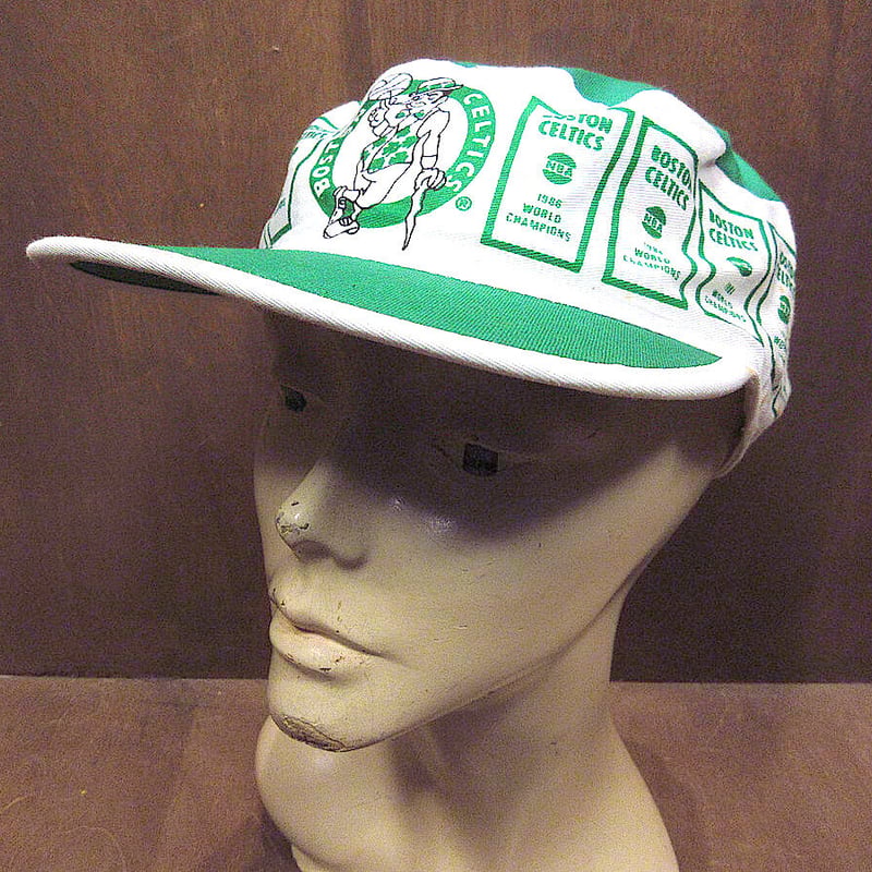 ビンテージ80's○DEADSTOCK BOSTON CELTICSペインターキャップ緑 ビンテージ80's○DEADSTOCK BOSTON CELTICSペインターキャップ緑