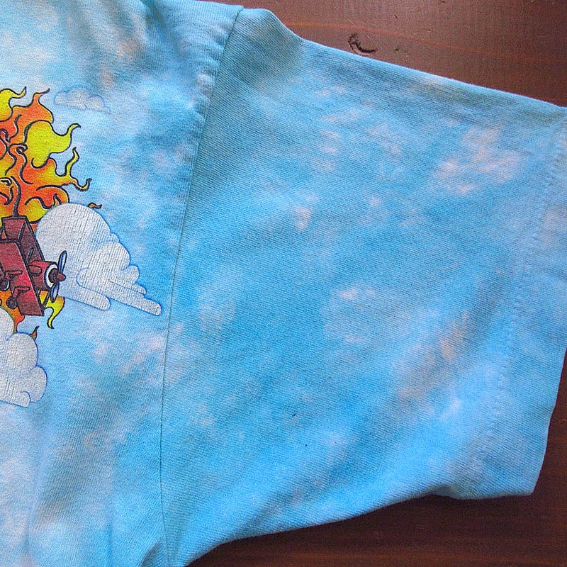 ビンテージ90's○GRATEFUL DEADタイダイパラシュートプリントT