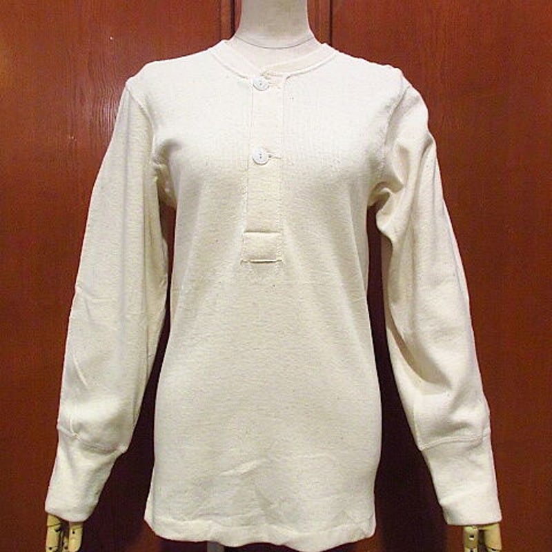 ビンテージ50's○DEADSTOCK M-1950 ミリタリーヘンリーネックアンダー