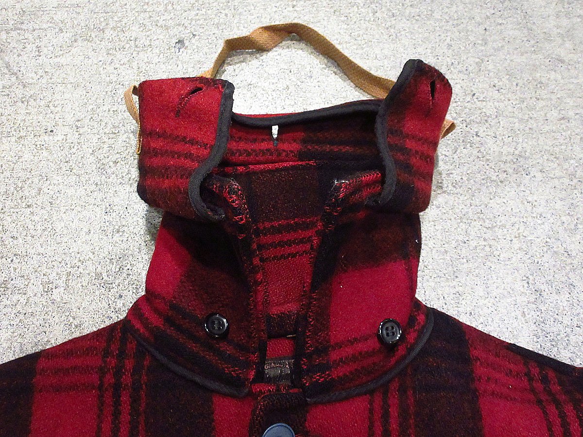 ビンテージ30's40's○DRYBAKチェックウールハンティング ビンテージ30's40's○DRYBAKチェックウールハンティング