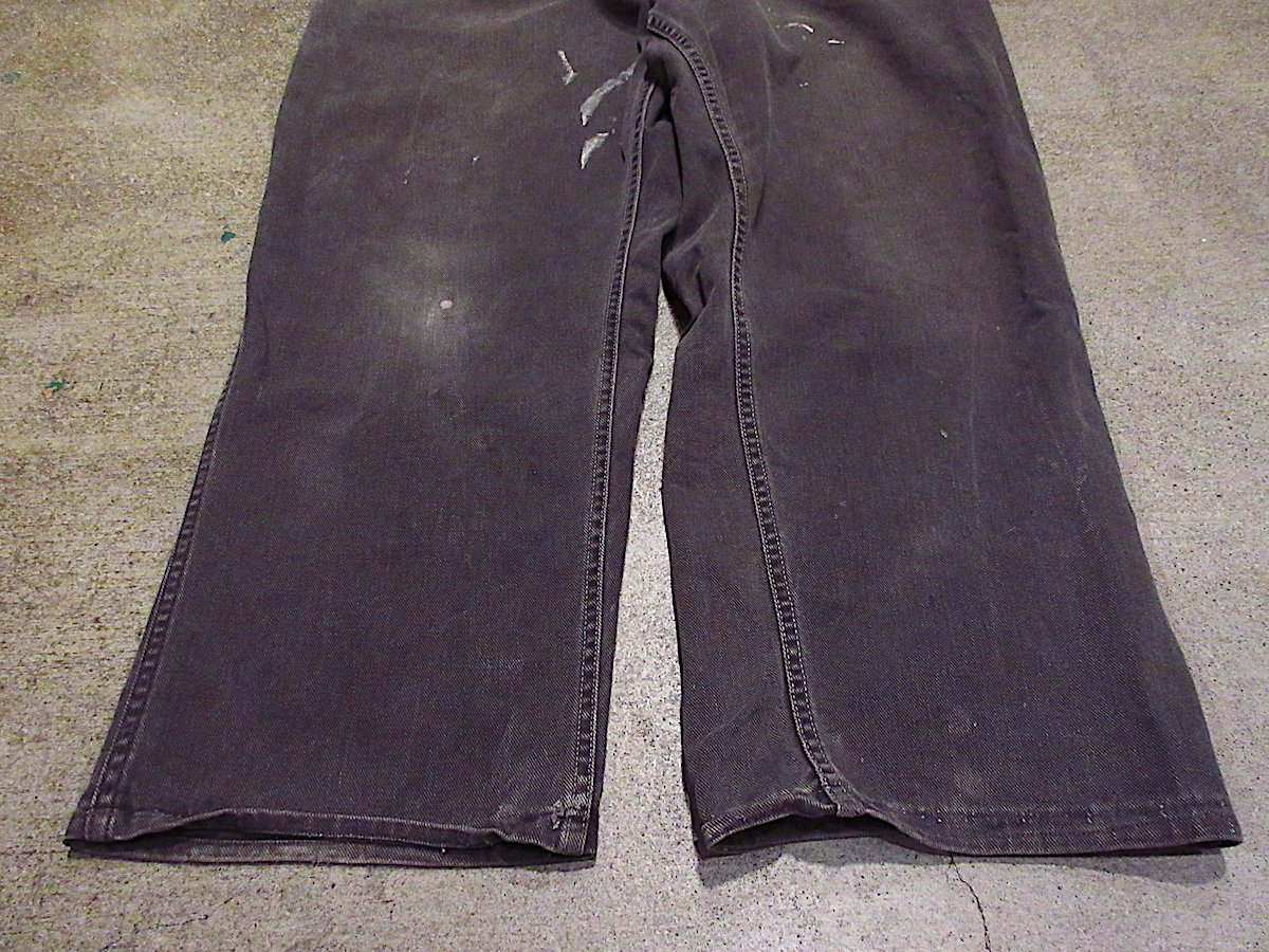 Lee フリスコジーンズ　フリスコパンツ　60's ビンテージ60's70's○Leeフリスコジーンズ黒実寸W106cm○231216m1-m-p