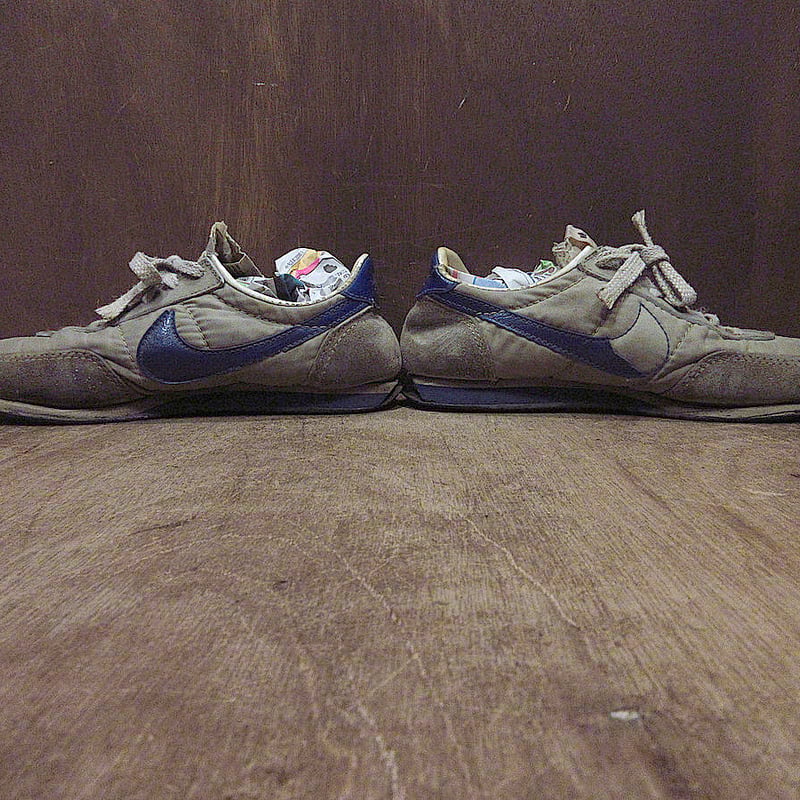 ビンテージ70's○NIKEワッフルレーサーグレー×ネイビーsize 4 1 ビンテージ70's○NIKEワッフルレーサーグレー×ネイビーsize 4 1