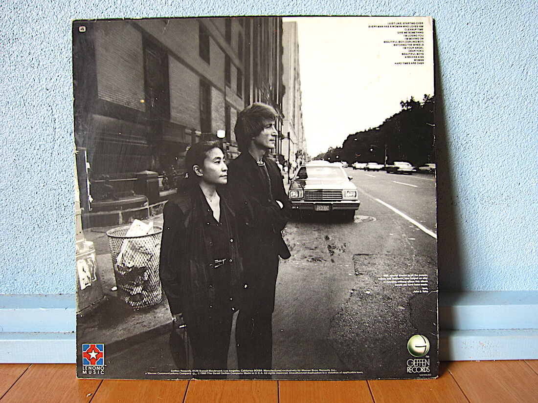 JOHN LENNON & YOKO ONO○DOUBLE FANTASY GEFFEN RE