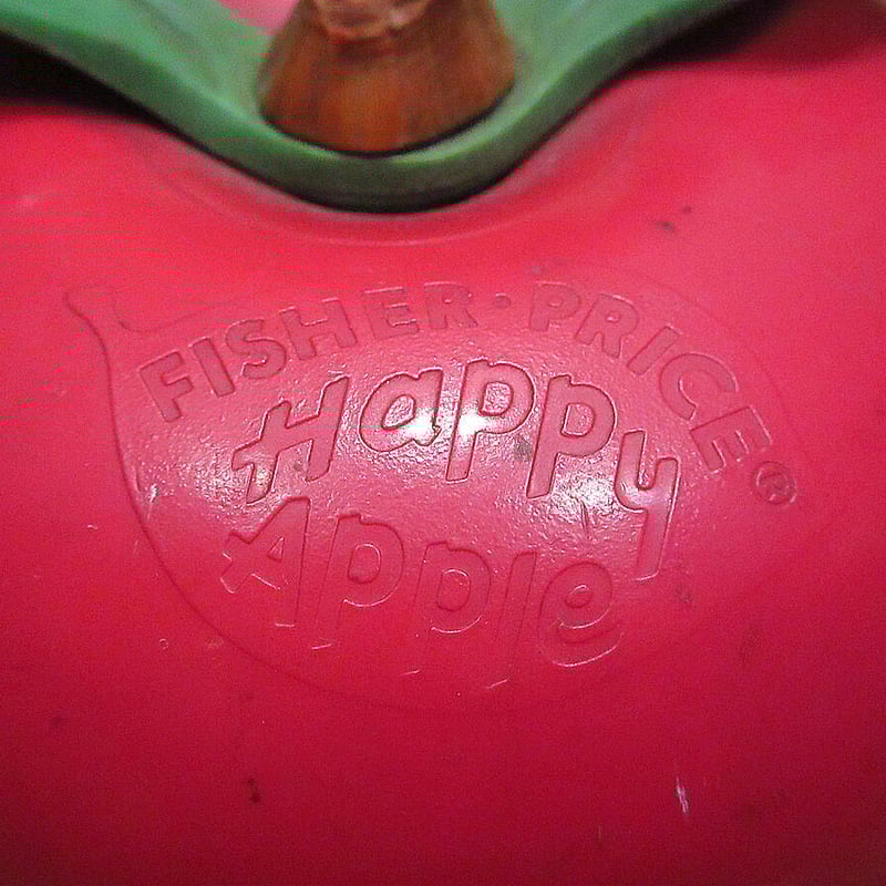ビンテージ70's○FISHER PRICE Happy Apple○220301i8-obj