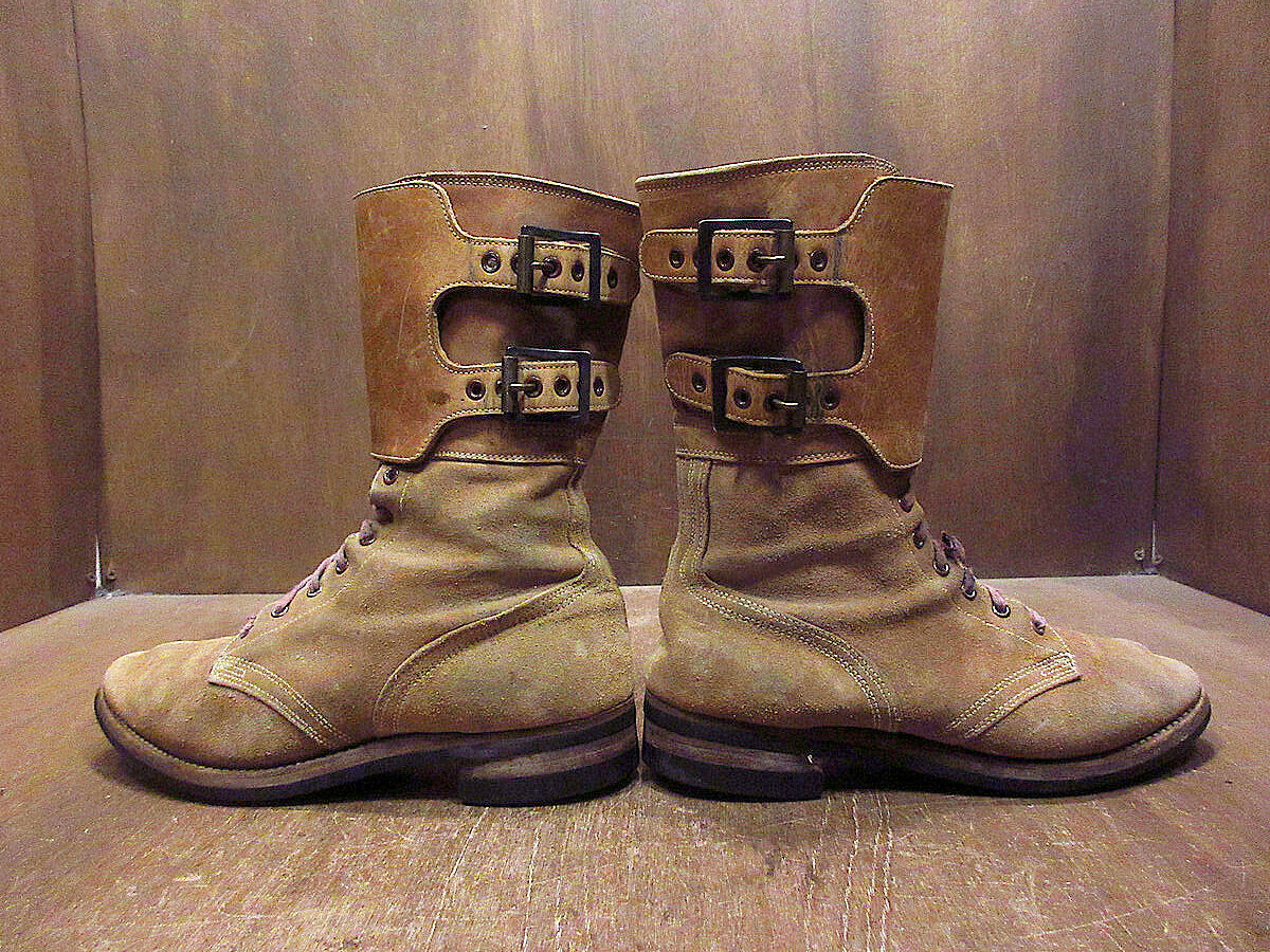 ビンテージ40's○U.S.ARMY M-43 2バックルコンバットブーツ茶size 6 AA
