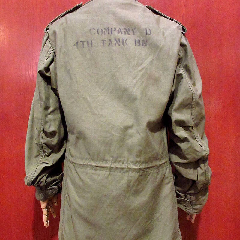 ビンテージ70's○USMC M-65ステンシル入りフィールドジャケット S-R