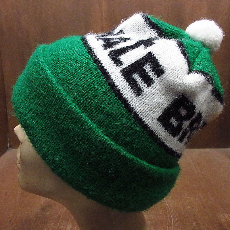 STONE  ニット帽 グリーン グリーン（緑）系 STONE ISLAND(ストーンアイランド) ニット