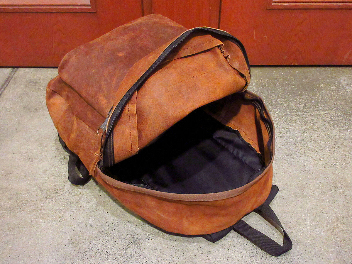 ビンテージ90's○JANSPORT スウェードバックパック茶○210716j8-bag-bp